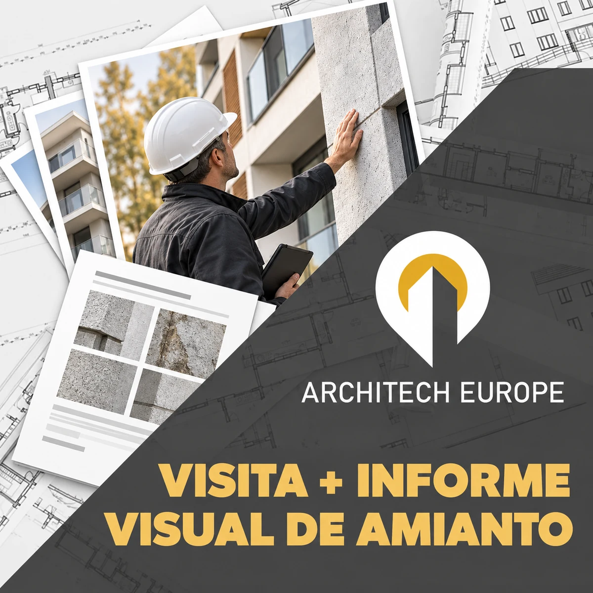Imagen ilustrativa de Visita e informe de inspección visual de amianto