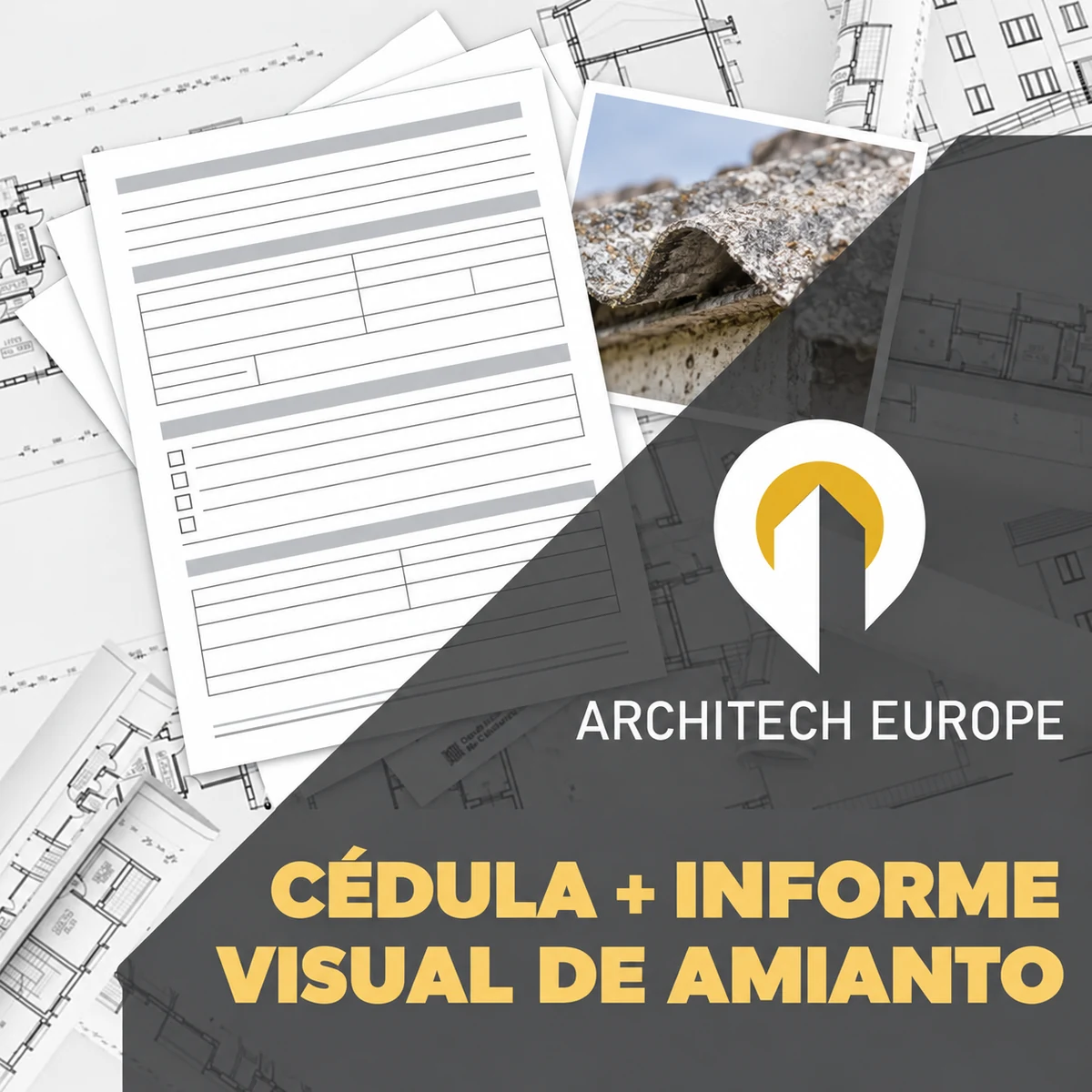 Imagen ilustrativa de Cédula de habitabilidad e informe visual de amianto