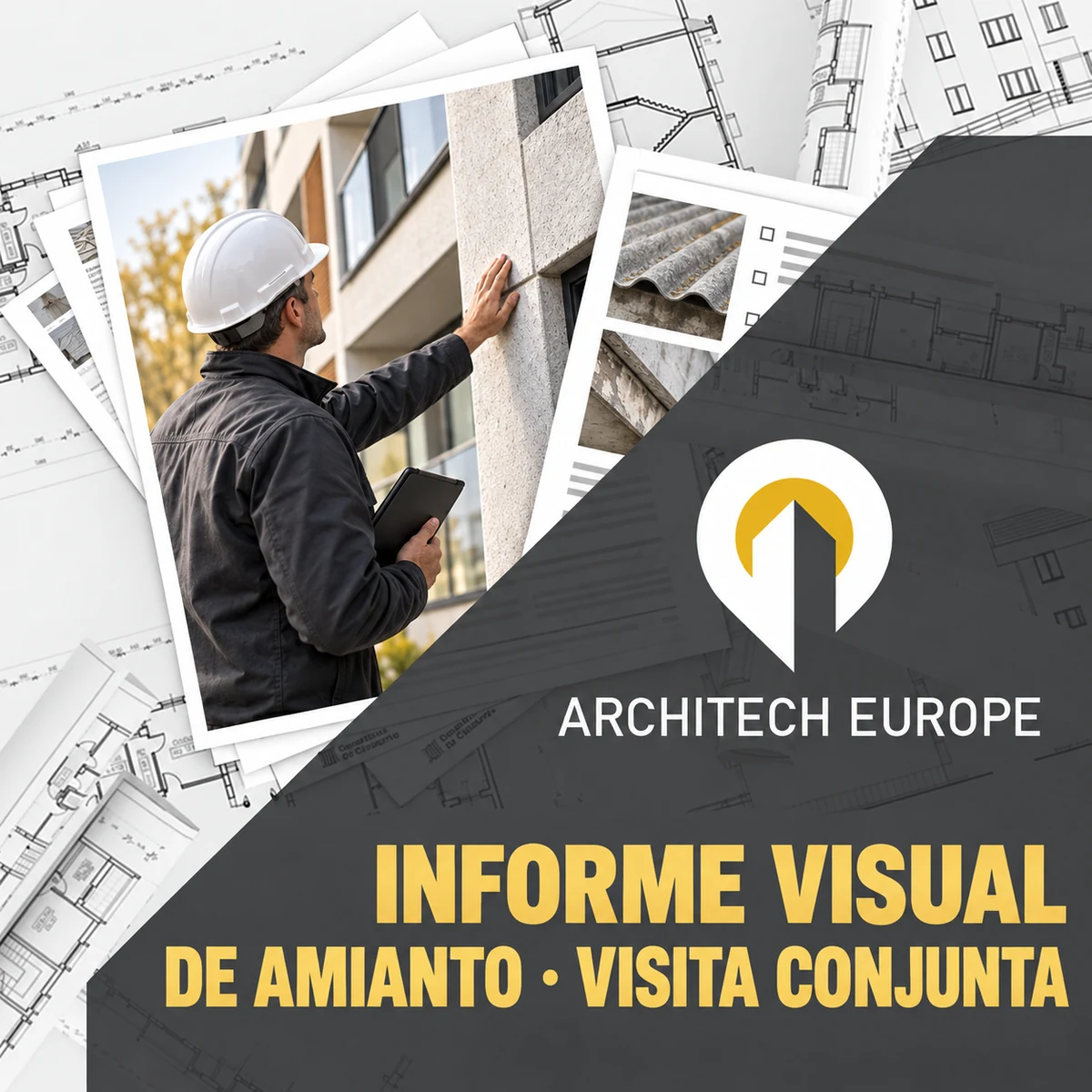 Imagen ilustrativa de Informe visual de amianto · complemento a una visita contratada